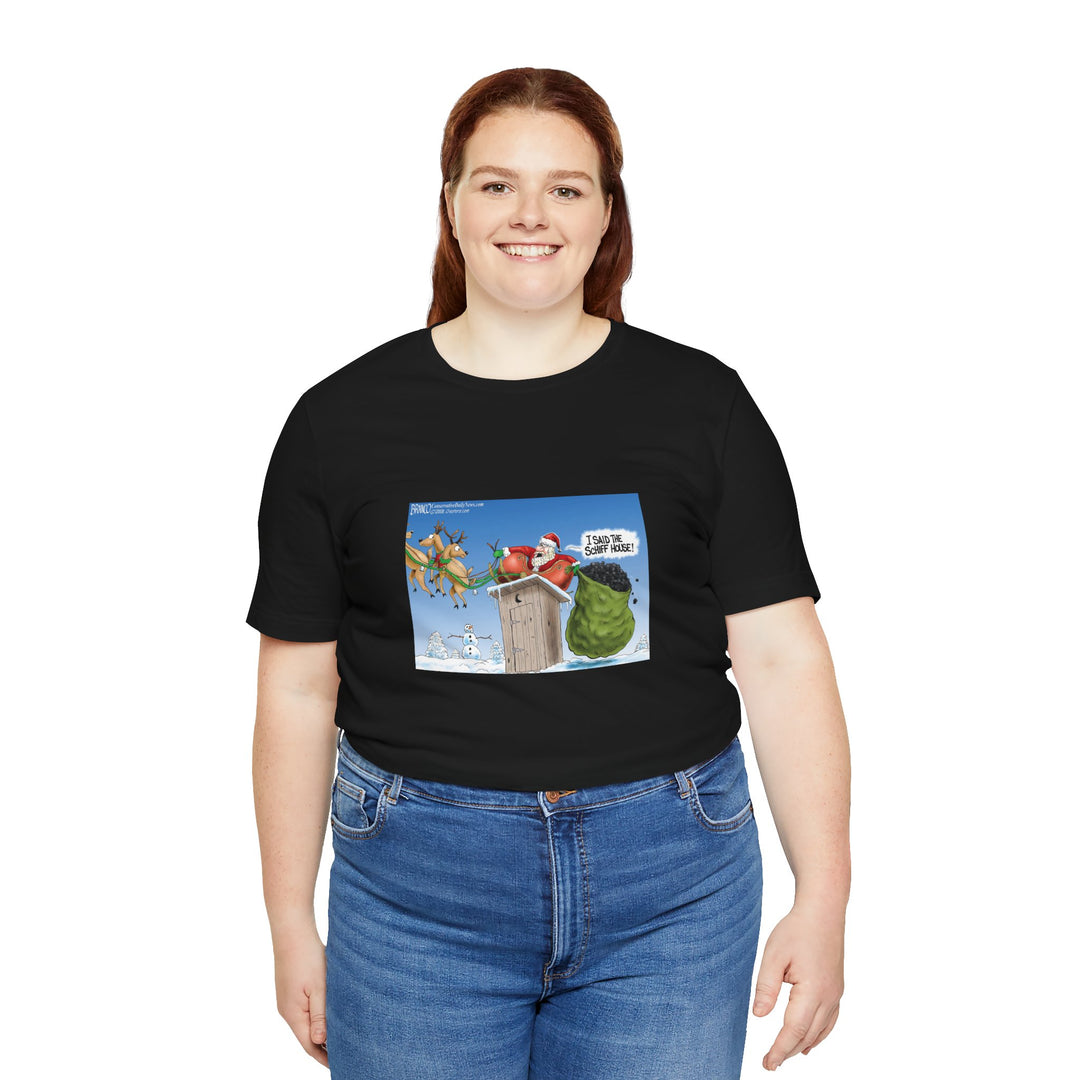 Santa’s Schifty Mix-Up Christmas Tee