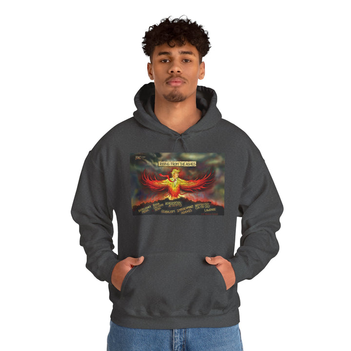 Rising From The Ashes Phoenix Hoodie — Patriotic MAGA Sweatshirt