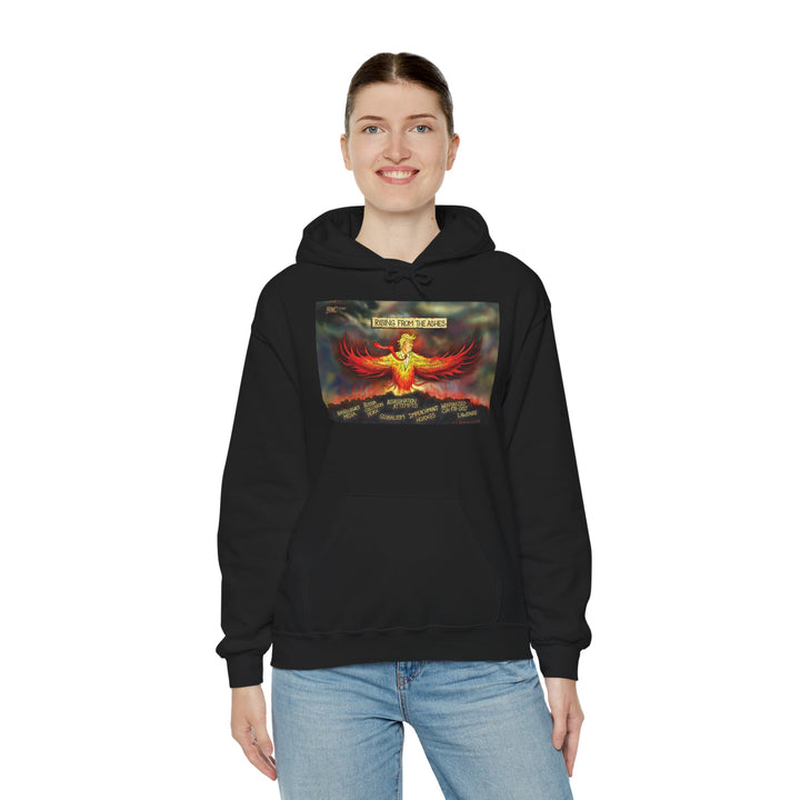 Rising From The Ashes Phoenix Hoodie — Patriotic MAGA Sweatshirt