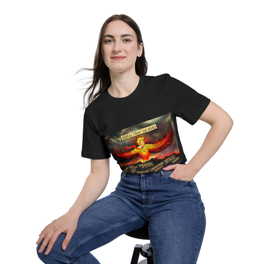 Rising From The Ashes Phoenix Tee — Patriotic MAGA Shirt