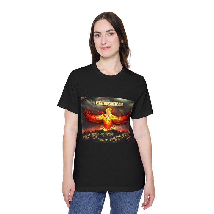 Rising From The Ashes Phoenix Tee — Patriotic MAGA Shirt