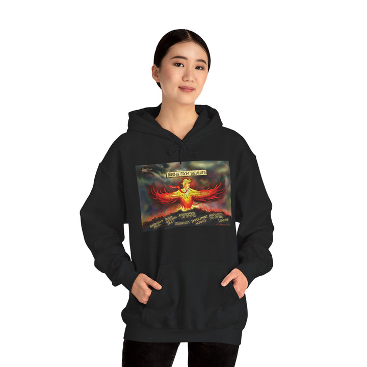 Rising From The Ashes Phoenix Hoodie — Patriotic MAGA Sweatshirt