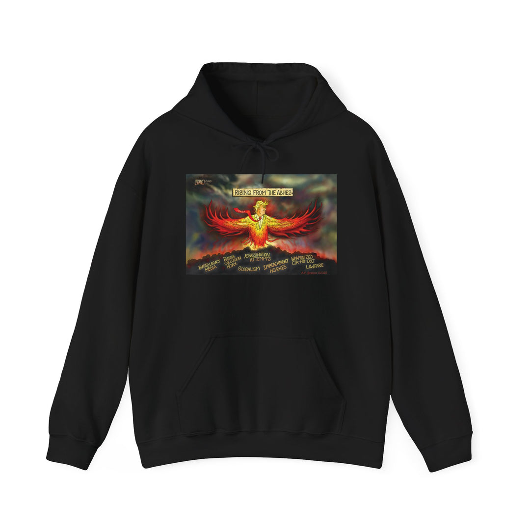 Rising From The Ashes Phoenix Hoodie — Patriotic MAGA Sweatshirt