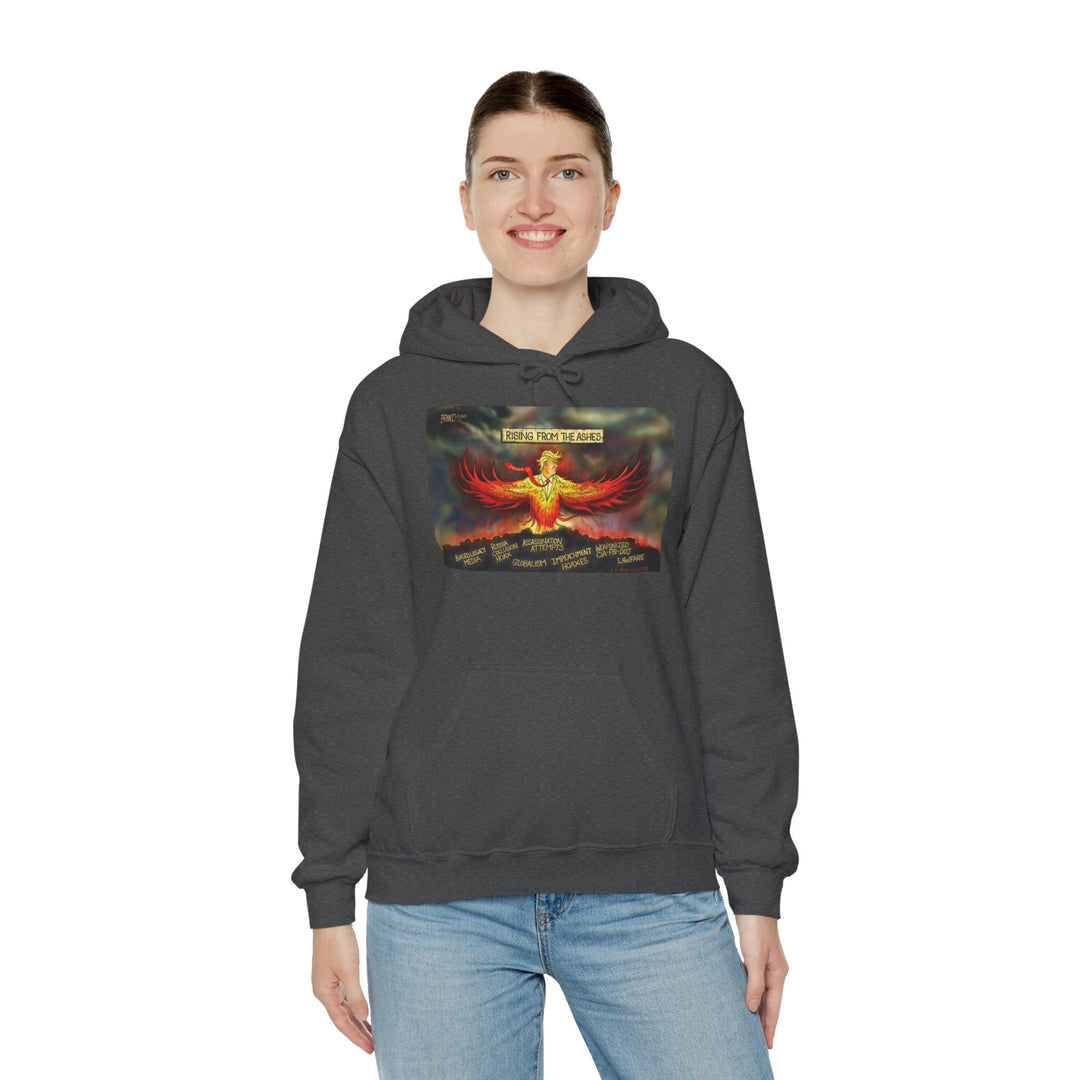 Rising From The Ashes Phoenix Hoodie — Patriotic MAGA Sweatshirt