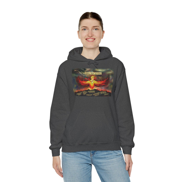Rising From The Ashes Phoenix Hoodie — Patriotic MAGA Sweatshirt