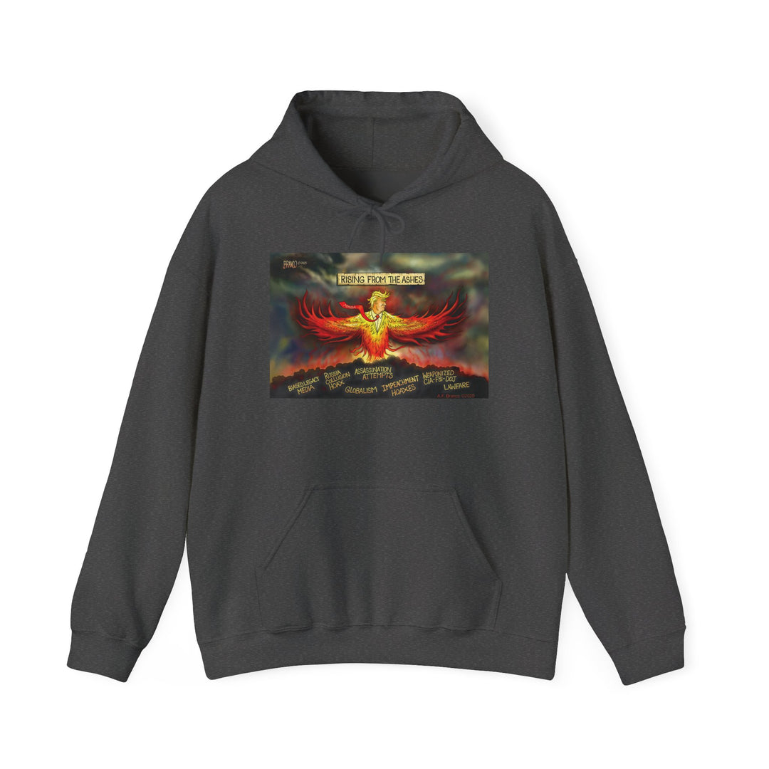 Rising From The Ashes Phoenix Hoodie — Patriotic MAGA Sweatshirt