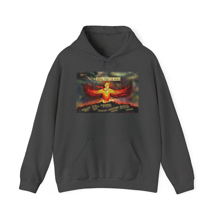 Rising From The Ashes Phoenix Hoodie — Patriotic MAGA Sweatshirt