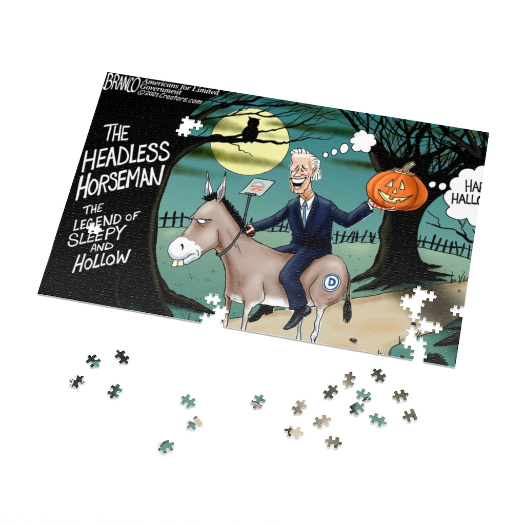 Sleepy and Hollow Joe Jigsaw Puzzle (252, 500, 1000-Piece) - ALG Merch Store