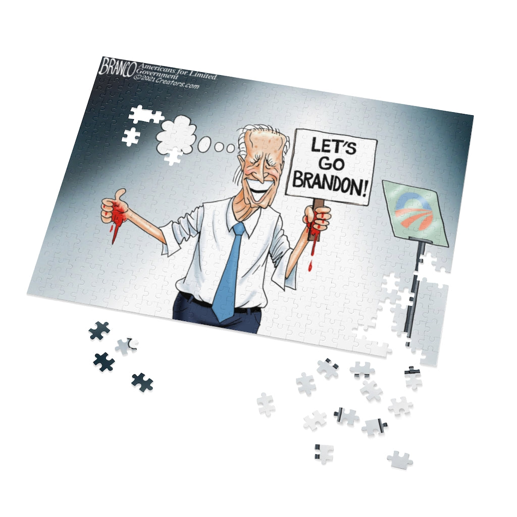 Let's Go Brandon Jigsaw Puzzle (252, 500, 1000-Piece) - ALG Merch Store