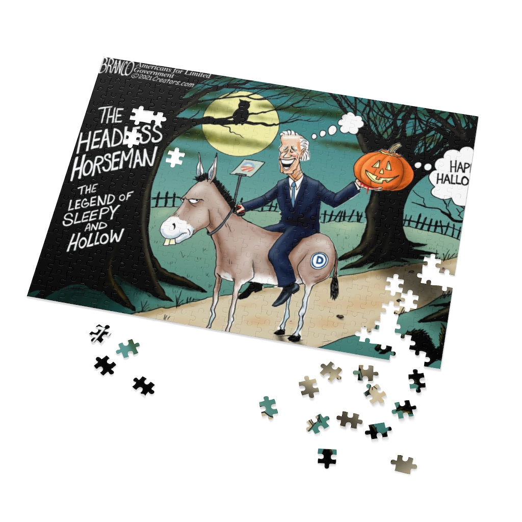 Sleepy and Hollow Joe Jigsaw Puzzle (252, 500, 1000-Piece) - ALG Merch Store