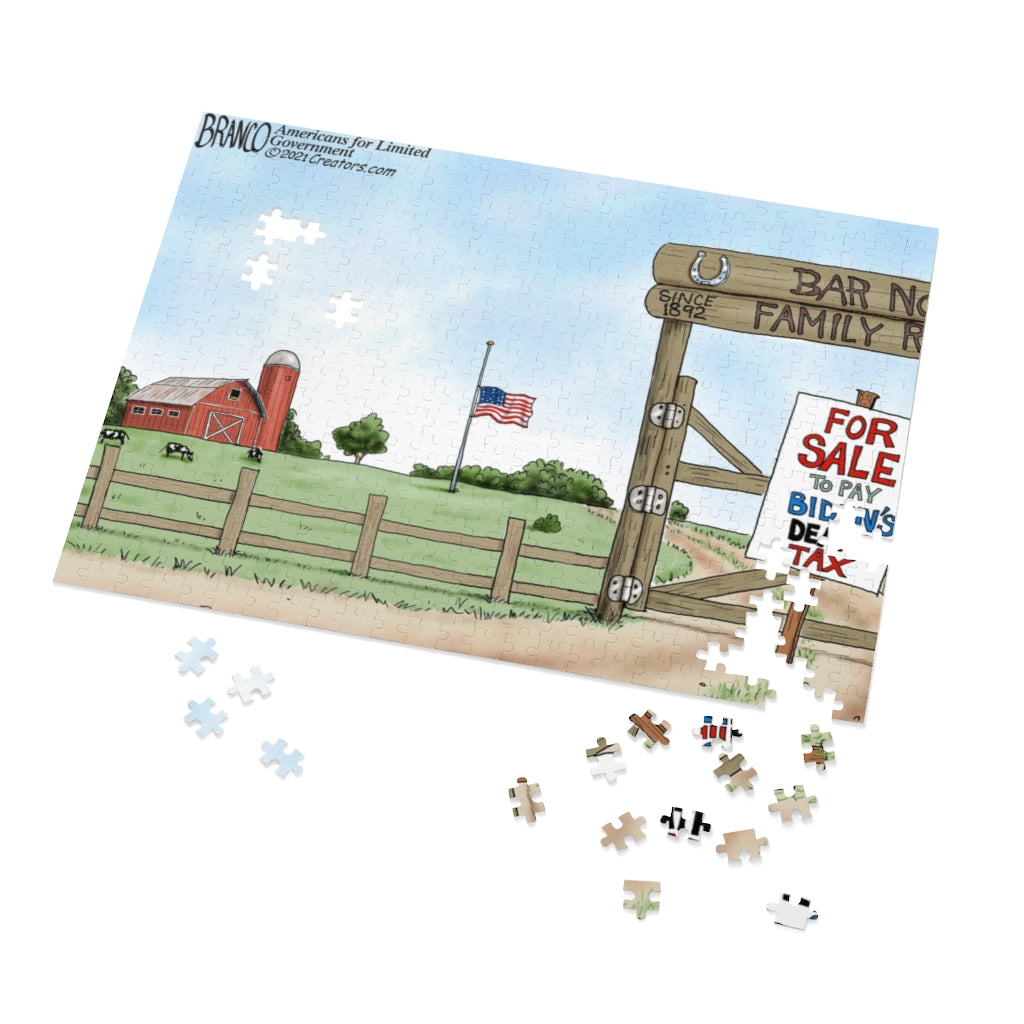 Biden Death Tax Puzzle (252, 500, 1000-Piece) - ALG Merch Store