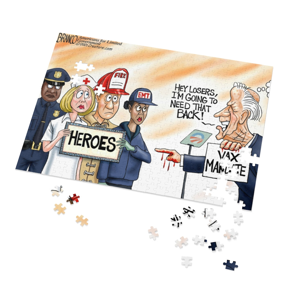 Heroes to Zero Jigsaw Puzzle (252, 500, 1000-Piece) - ALG Merch Store